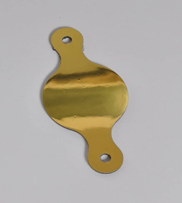 macaron voiture vide, imprimer votre logo sur un stickers et coller le sur ce badge